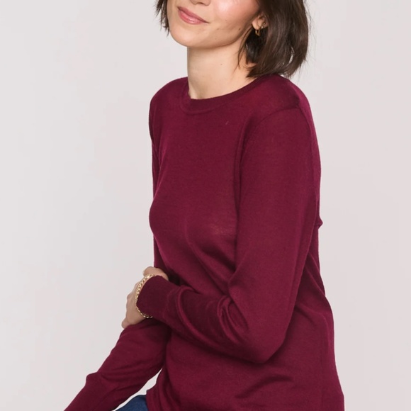 The Cashmere Project - California Cashmere Shirttail Crew - Size M‎ - NEW. - Picture 14 of 15